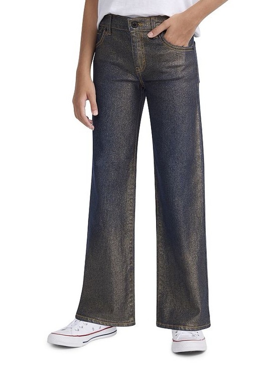 Levi's Other - NWT Levi’s Girls Wide Leg Gold Foil Jeans